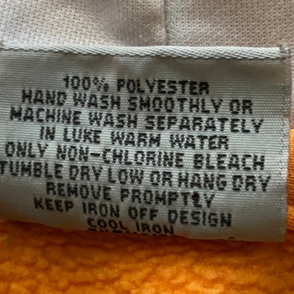 Stadium Athletic Collegiate Tennessee Volunteer Hoodie Sweatshirt Size Medium - Picture 4 of 10